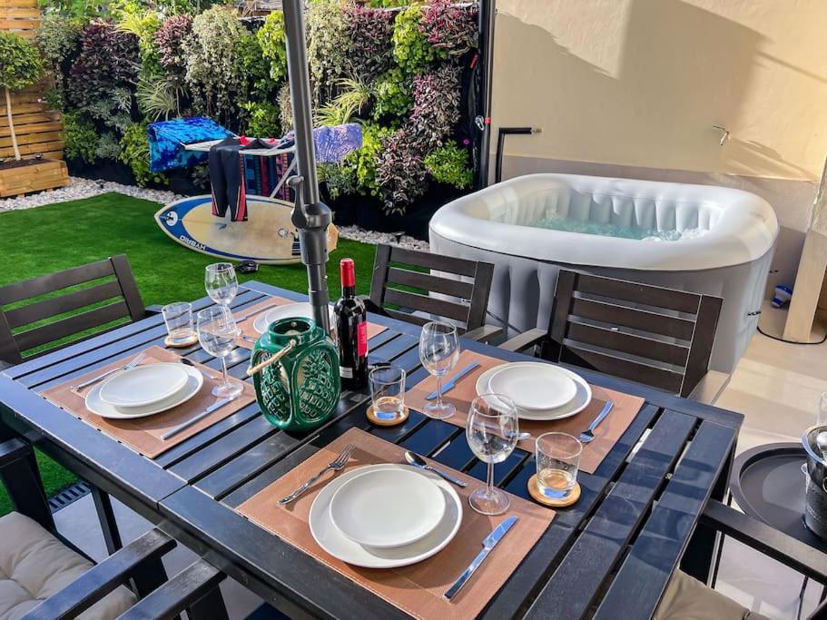 Relaxing Garden Los Cristianos Con Jacuzzi Y Barbacoa Arona  Esterno foto